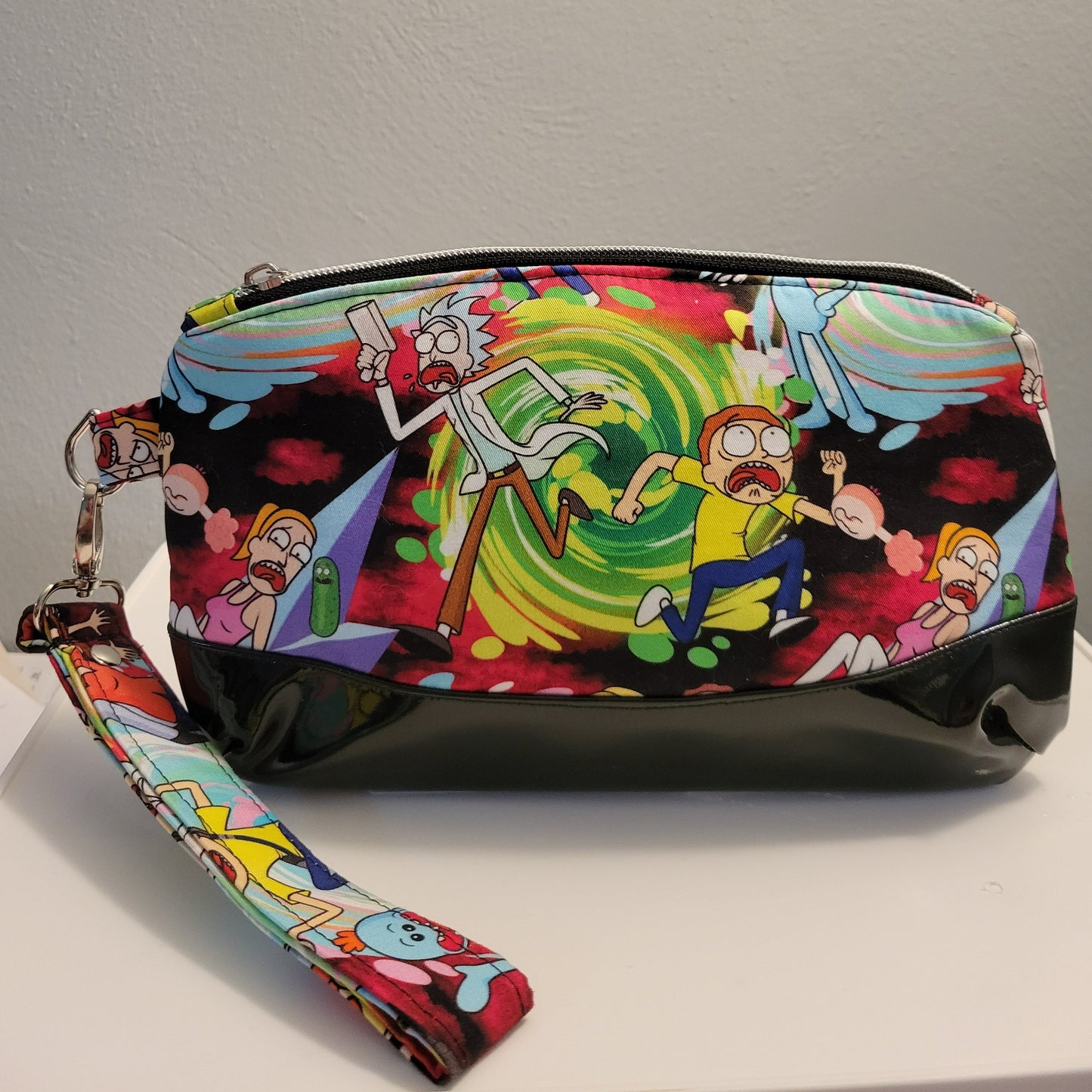 Rick and Morty Pickle Rick Wristlet Clutch Bag