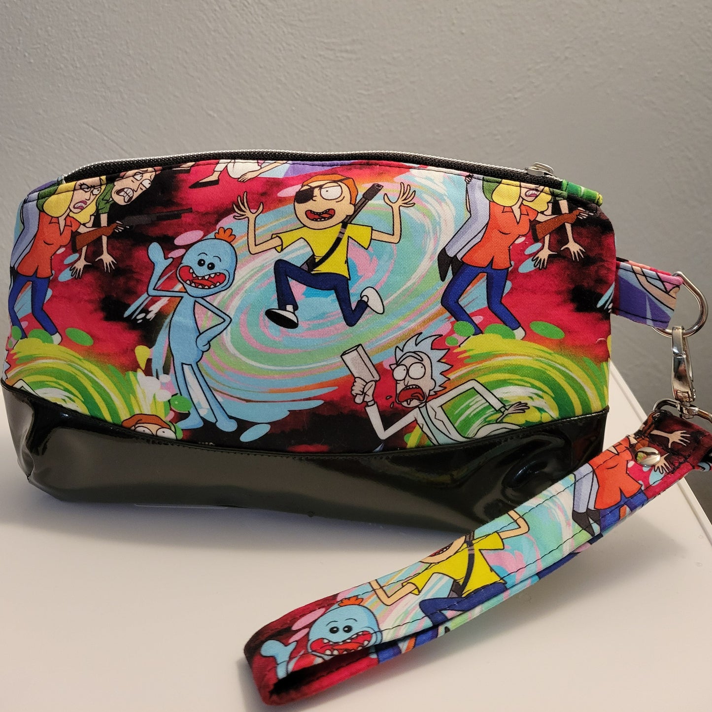 Rick and Morty Pickle Rick Wristlet Clutch Bag