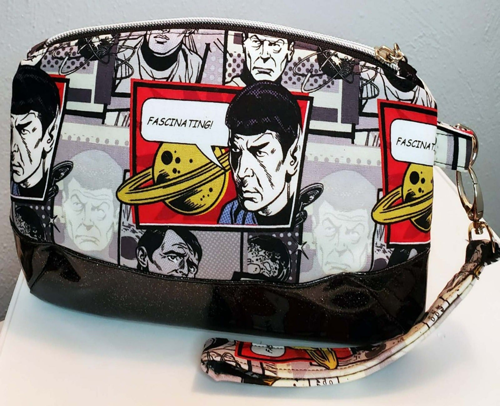 Sci Fi Theme Wristlet Clutch Bag