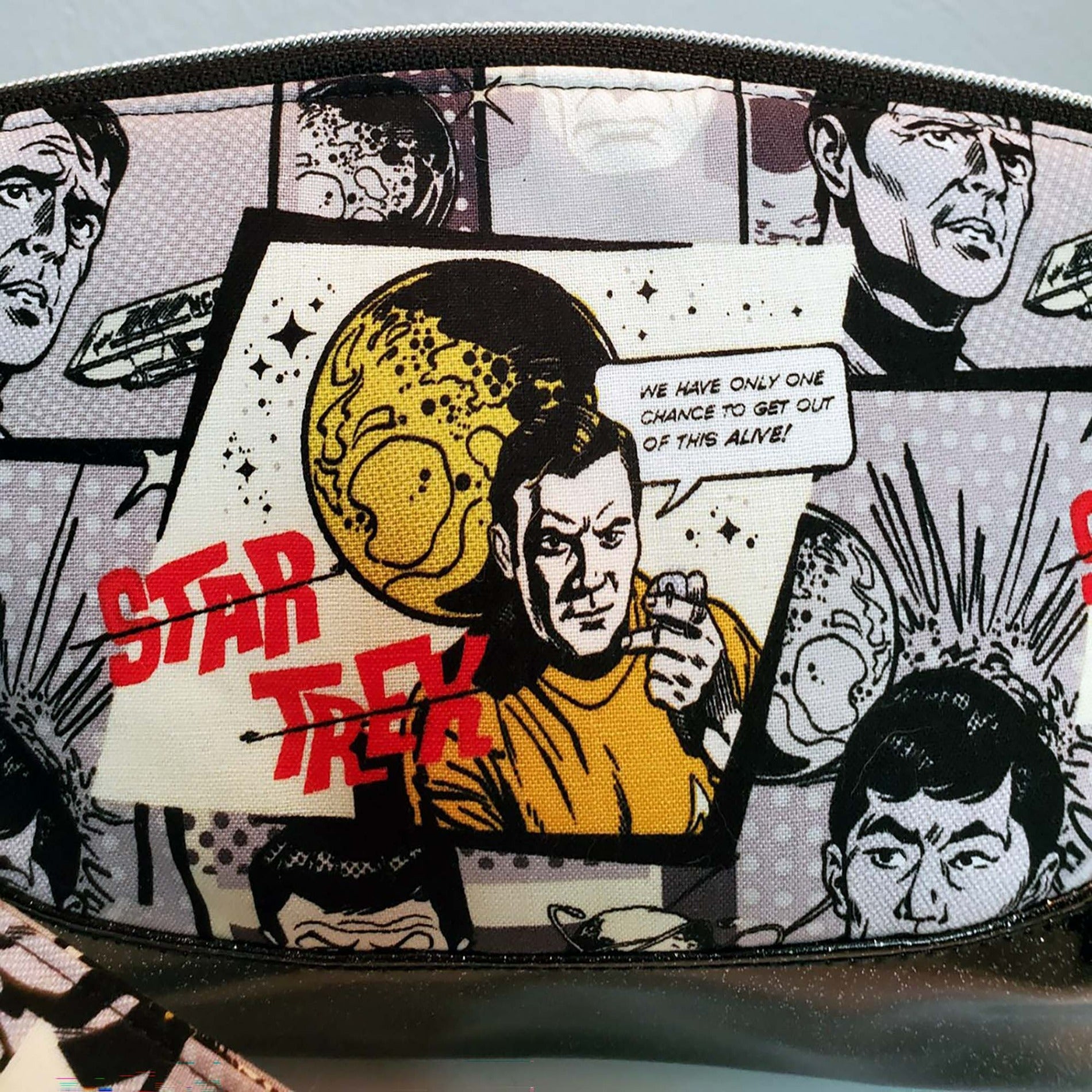 Sci Fi Theme Wristlet Clutch Bag