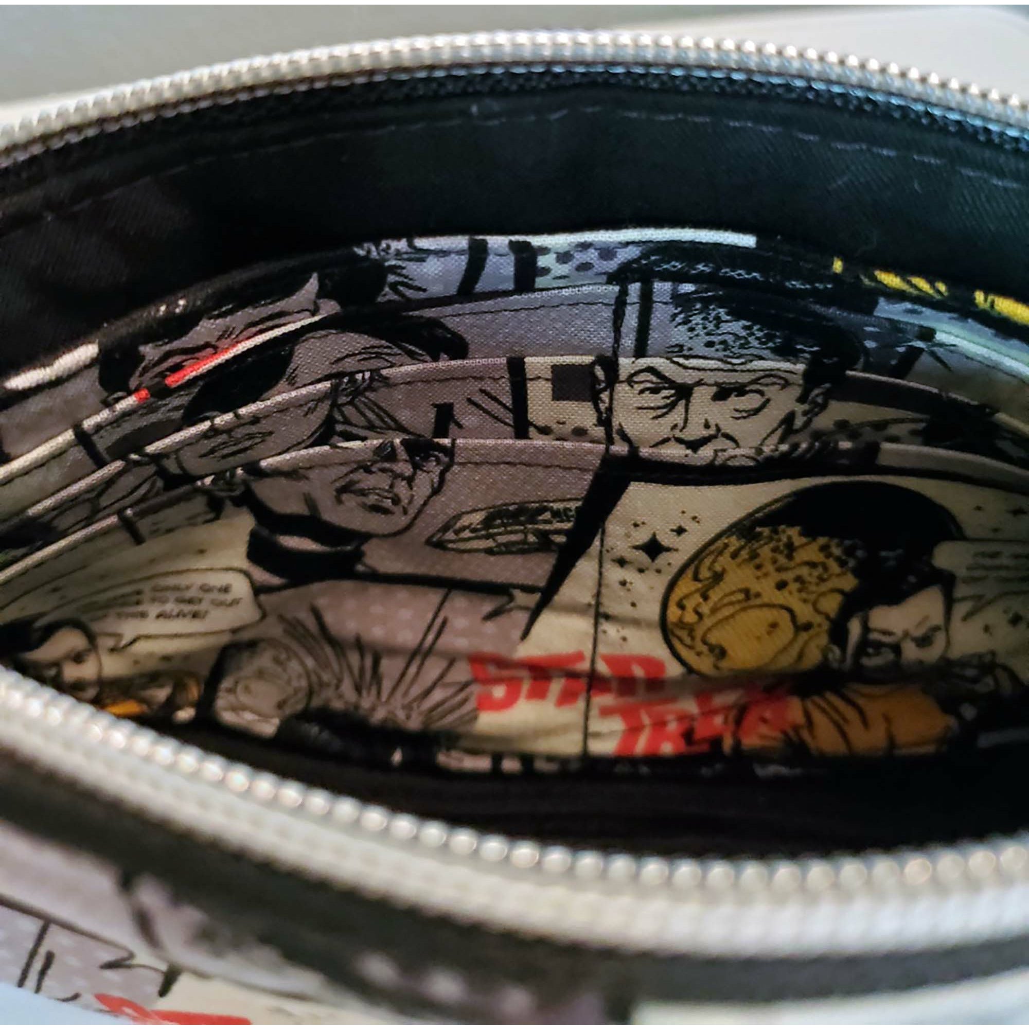 Sci Fi Theme Wristlet Clutch Bag